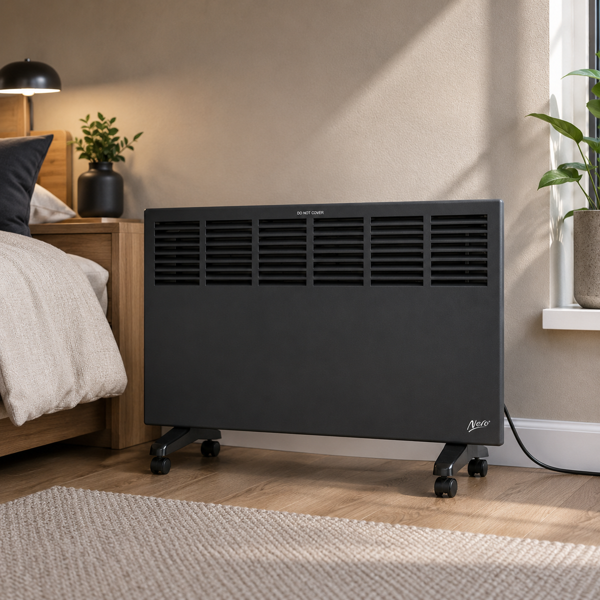 Nero Edge Convector Heater Black 2000W