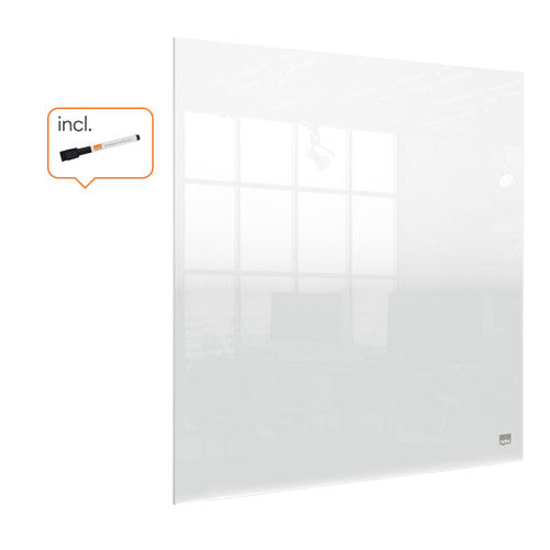 Nobo Acrylic Mini Whiteboard 450 x 450mm Clear Pack of 5