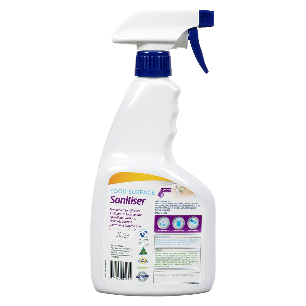 Northfork Food Surface Sanitiser 750ml Box 12