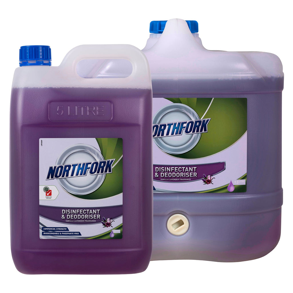 Northfork GECA Deodoriser Disinfectant Vanilla Lavender 5L Carton 3