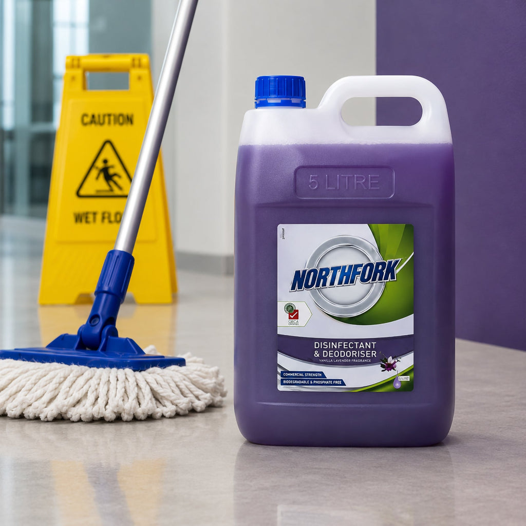 Northfork GECA Deodoriser Disinfectant Vanilla Lavender 5L Carton 3