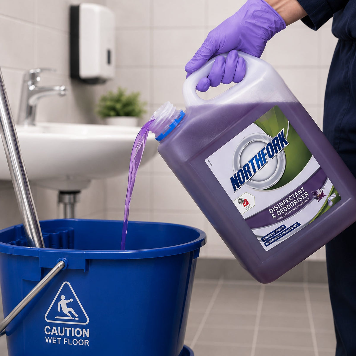 Northfork GECA Deodoriser Disinfectant Vanilla Lavender 5L Carton 3