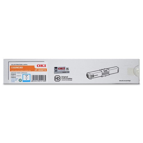 OKI C332DN Toner Cartridge 3000 Pages Cyan