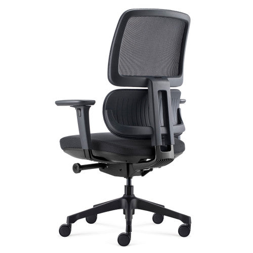Rapidline Orca Heavy Duty High Mesh Back Executive Chair Black Fabric