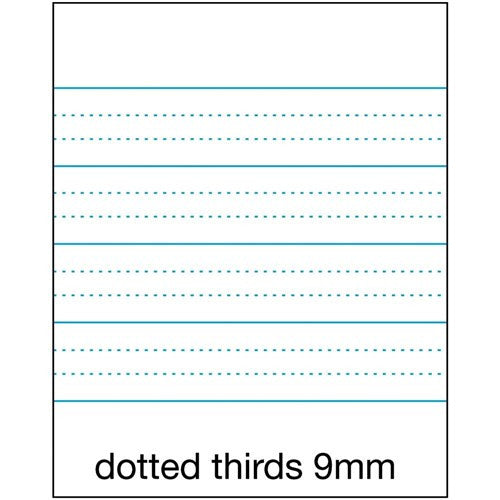 Olympic Exercise Book A4 48 Pages 9mm Dotted Thirds Ruled Pack of 20