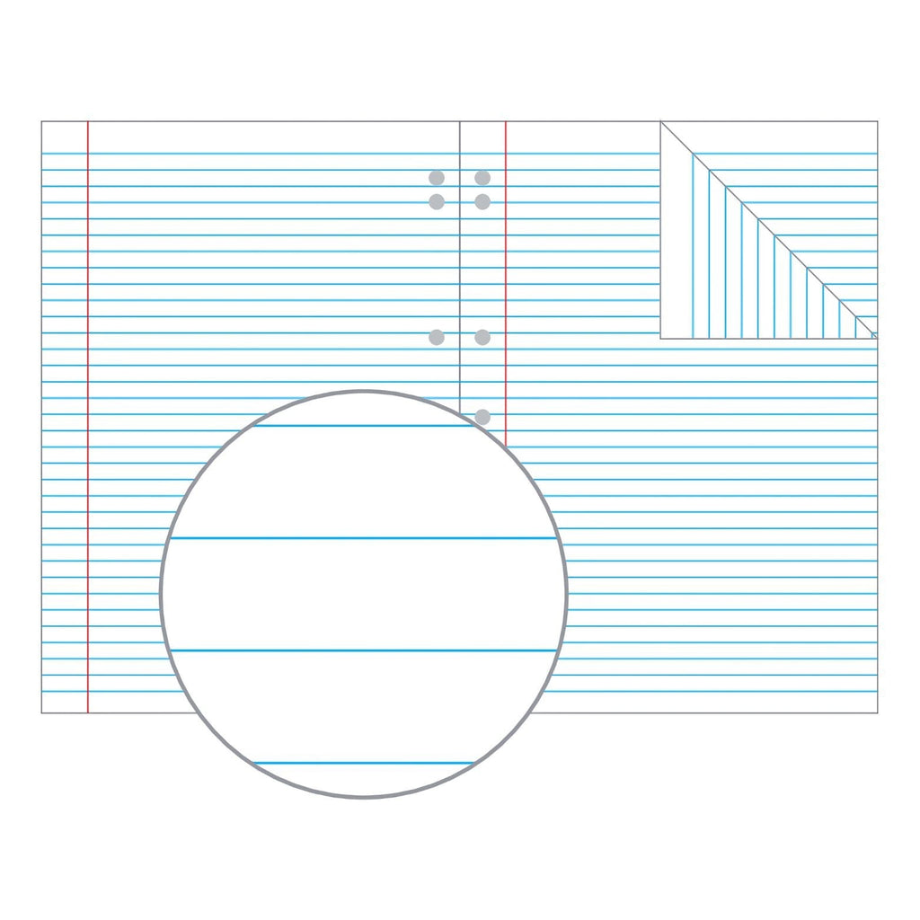 Olympic Binder Book A4 128 Pages 8mm Feint Stapled Pack of 10