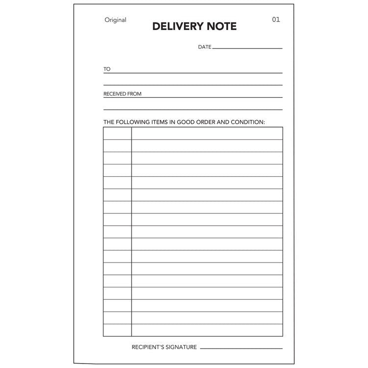Olympic Delivery Book 636 Carbon Triplicate 100 Leaf 200 x 125mm