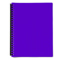 Olympic Display Book Refillable A4 20 Pages Fluoro Purple Pack of 20