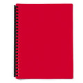 Olympic Display Book Refillable A4 20 Pages Fluoro Red Pack of 20