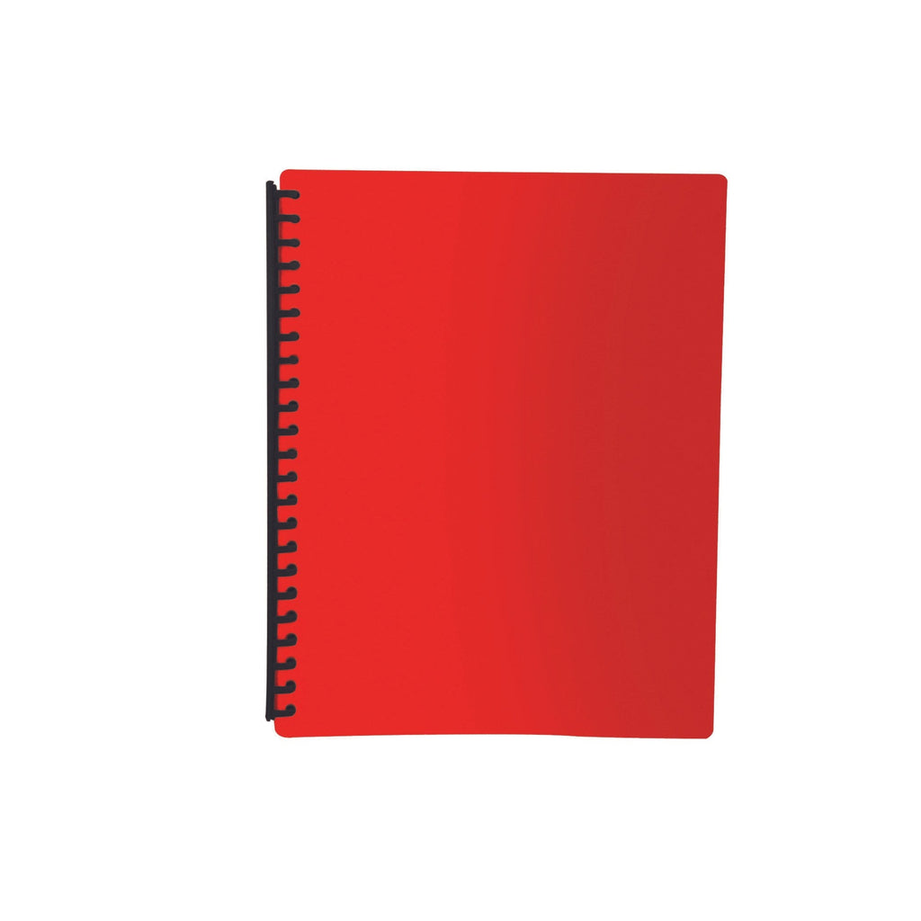Olympic Display Book Refillable A4 20 Pages Matt Red Pack of 20