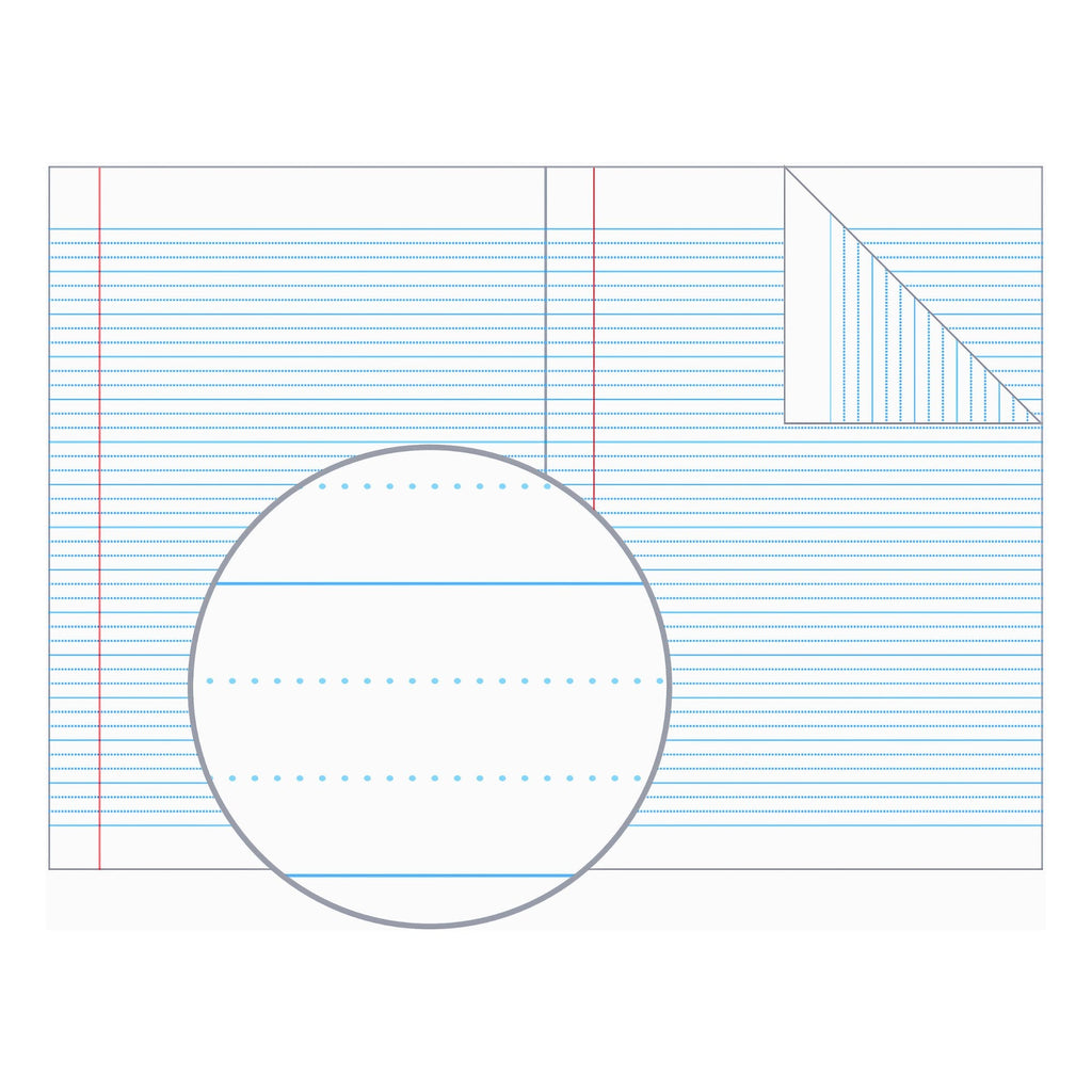 Olympic Eco Exercise Book A4 96 Pages 18mm Dotted Thirds Stapled Pack of 10
