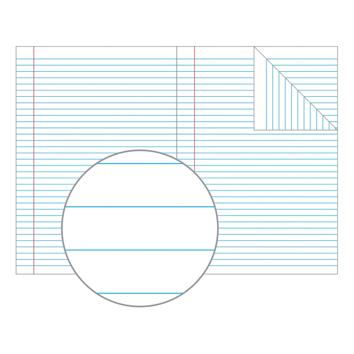 Olympic Exercise Book A4 64 Pages 8mm Feint Stapled Pack of 20