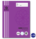 Olympic Grid Book 48 Pages 7mm Stapled Pack of 20