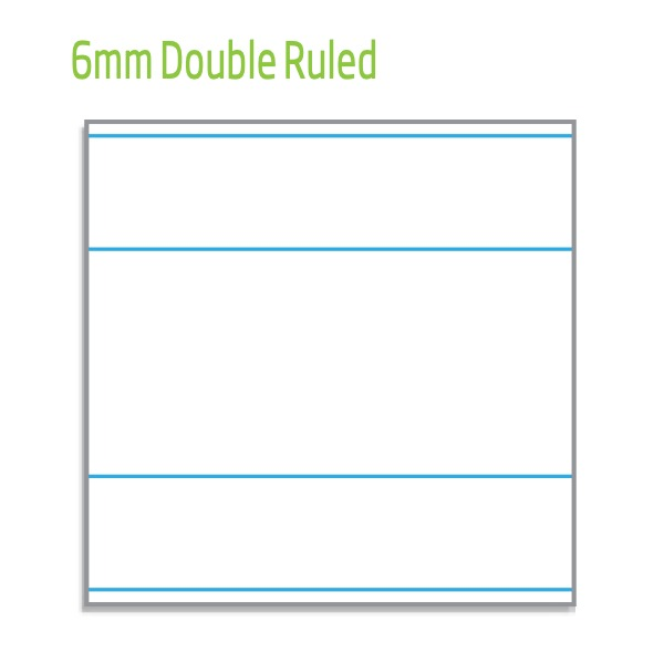 Olympic NSW Student Notebook Double Ruled 6mm Dark Brown 250 x 175mm Box of 20