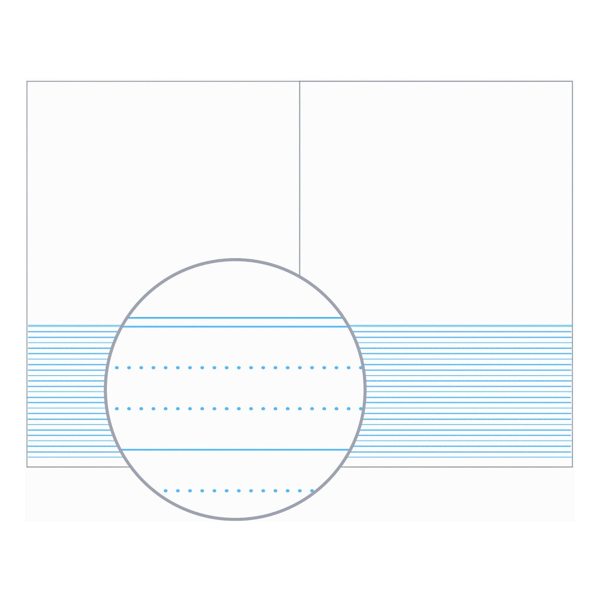 Olympic Project Book 24 Pages 14mm Dotted Thirds Stapled Pack of 10
