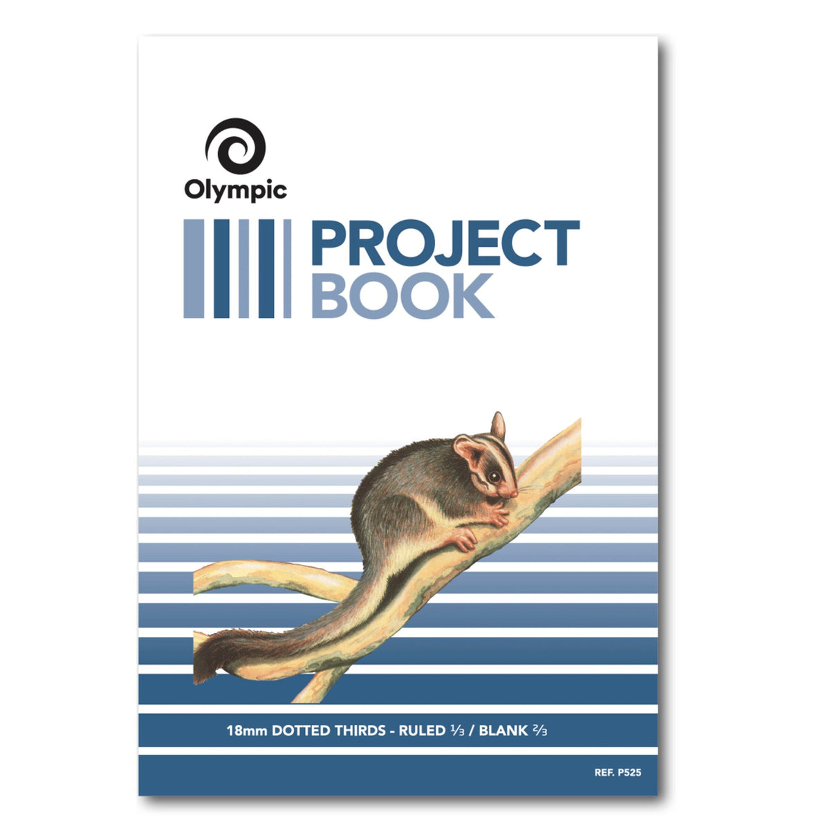 Olympic Project Book 24 Pages 18mm Dotted Thirds Stapled Pack of 10