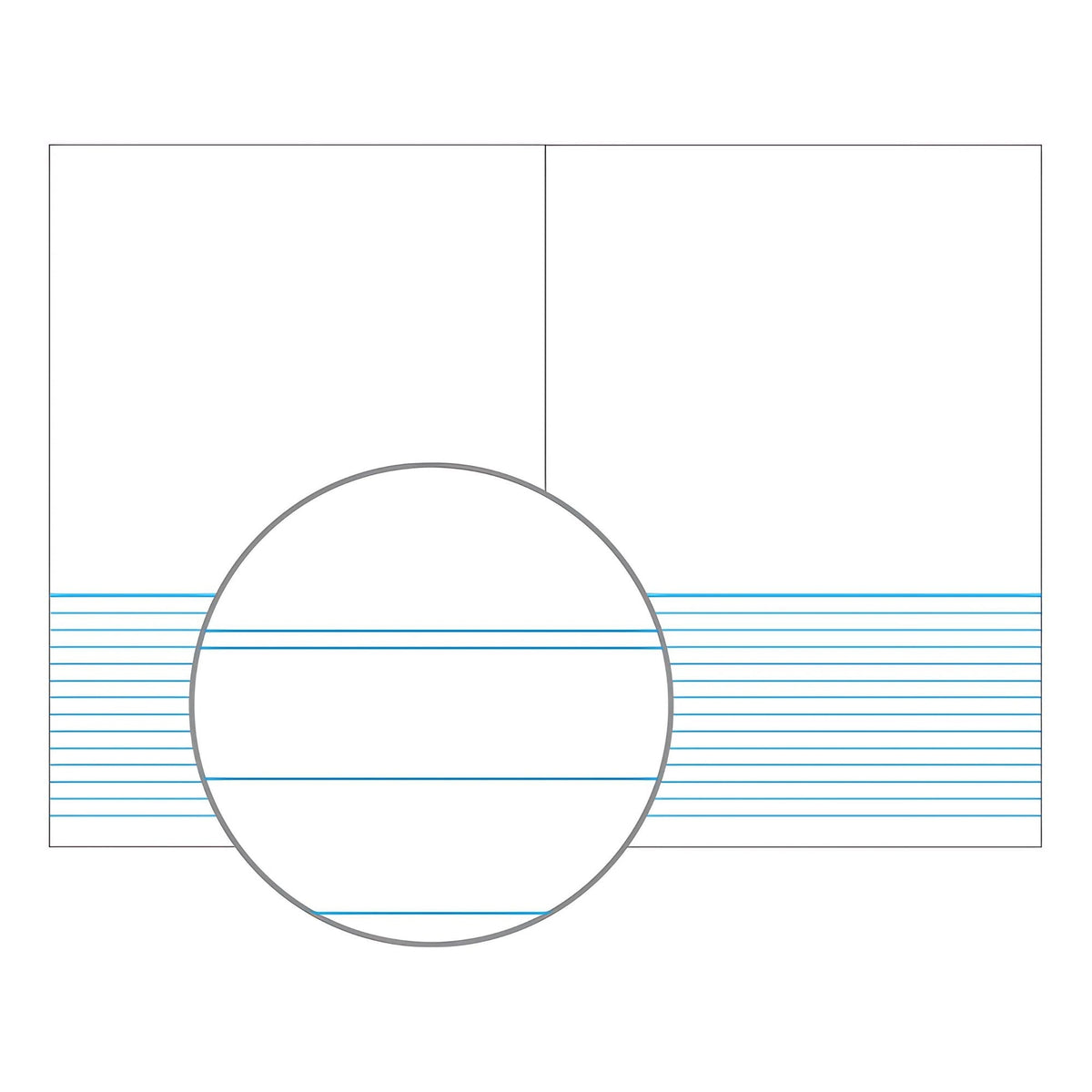 Olympic Project Book 24 Pages 8mm Feint Stapled Pack of 10