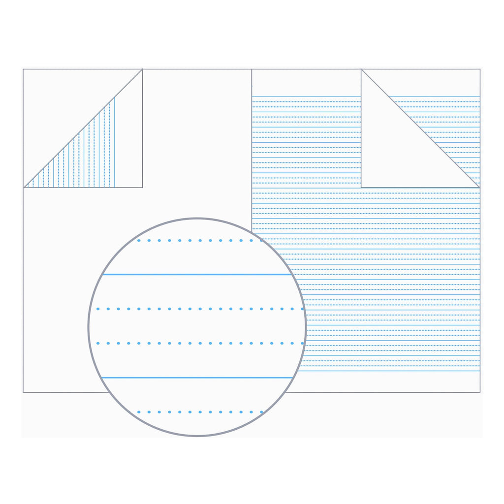 Olympic Project Book A4 96 Pages 14mm Dotted Thirds Stapled Pack of 10