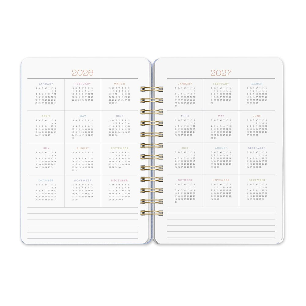 Orange Circle 2027 Do-It-All Diary 146 x 210mm Week To View Bella Flora