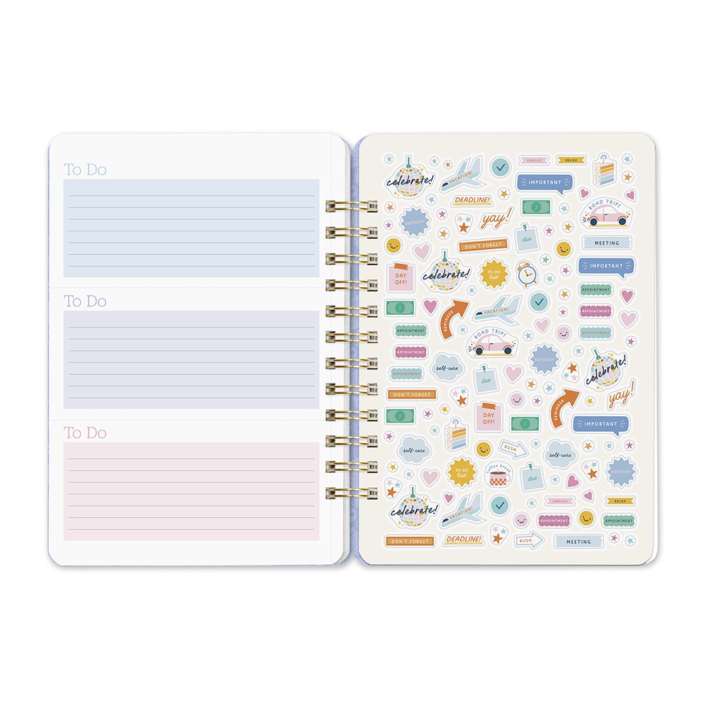 Orange Circle 2027 Do-It-All Diary 146 x 210mm Week To View Bella Flora