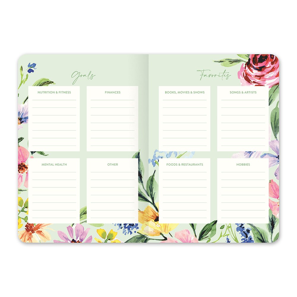 Orange Circle 2027 Monthly Pocket Diary 114 x 165mm Month To View Bella Flora