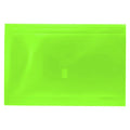 Osmer Document Wallet Foolscap Velcro Closure Green Pack of 12