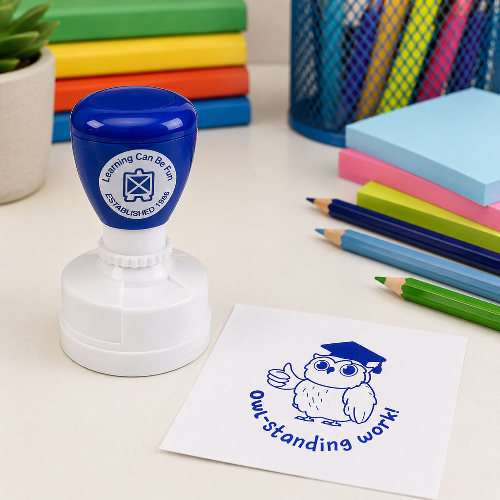 Owl-standing Work Merit Stamp