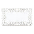 Zart Paper Doyleys Rectangle White 35cm Pack of 250 Lace Border