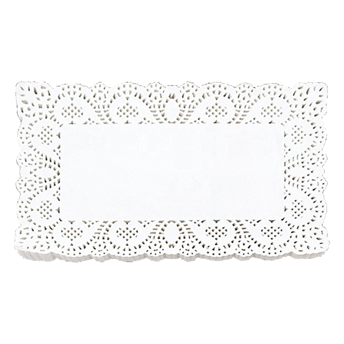 Zart Paper Doyleys Rectangle White 35cm Pack of 250 Lace Border