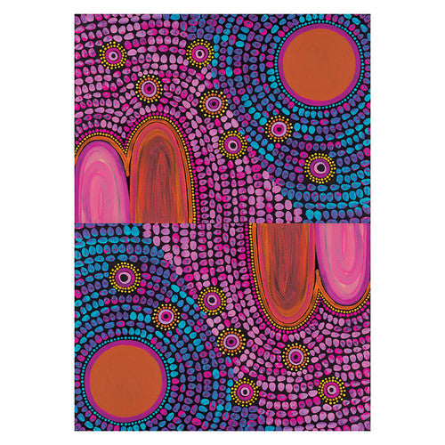 Zart Contemporary Indigenous Pattern Papers A4 Pack of 40