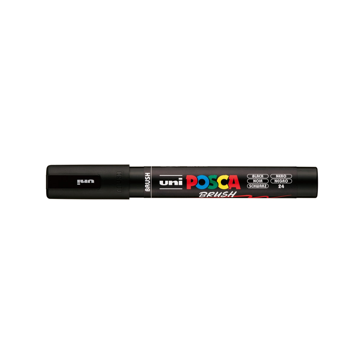 POSCA PC-5BR Paint Marker Medium Brush Tip Black