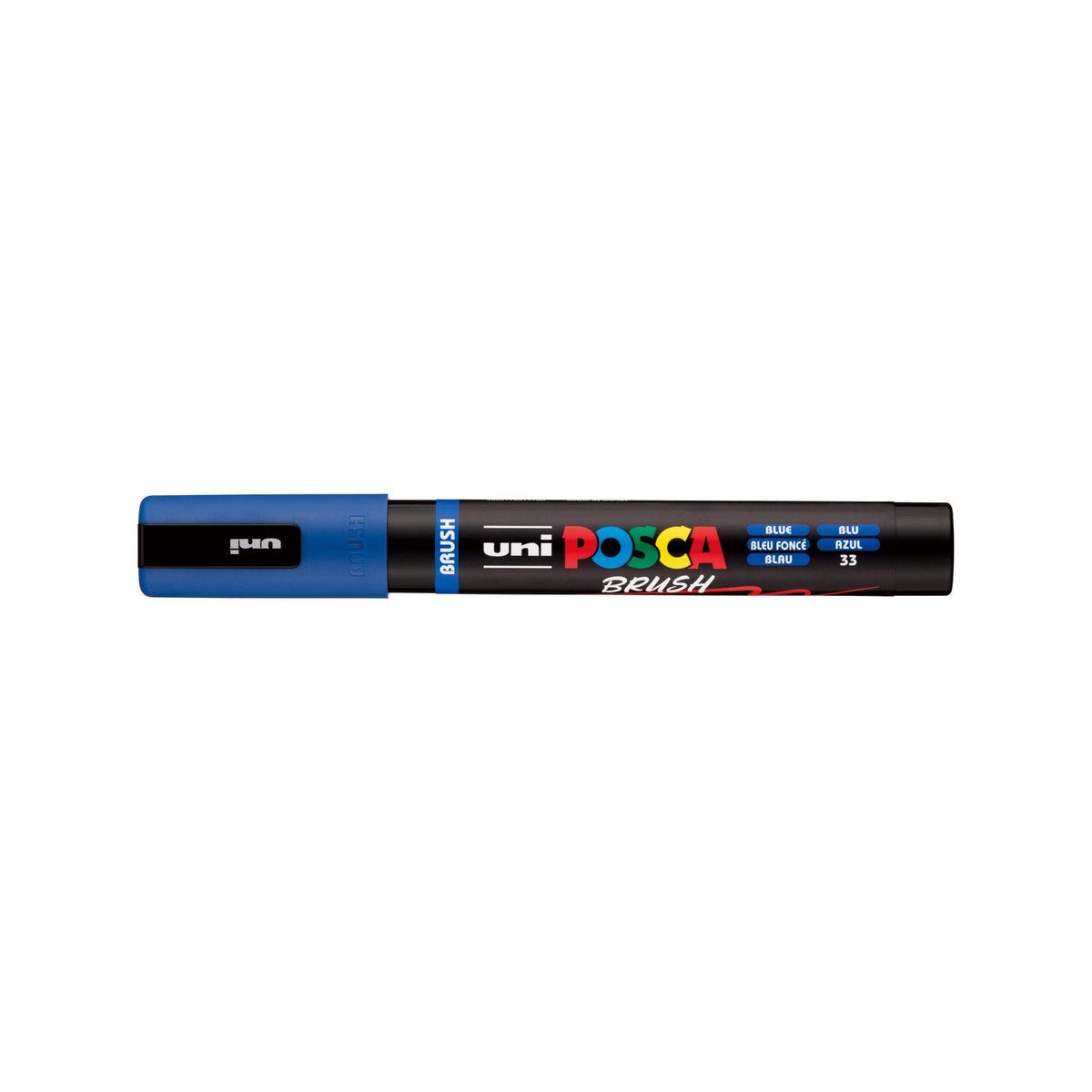 POSCA PC-5BR Paint Marker Medium Brush Tip Blue