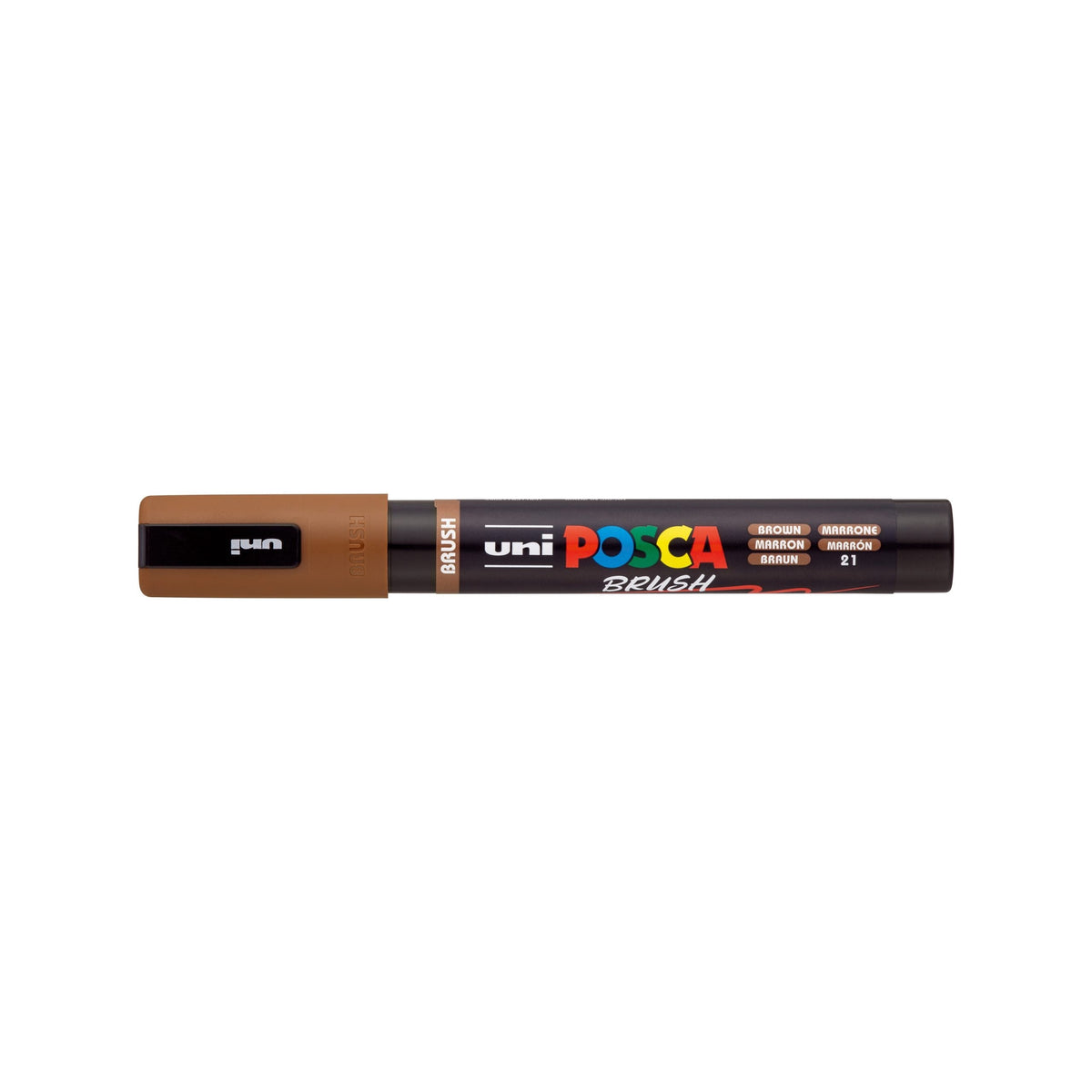 POSCA PC-5BR Paint Marker Medium Brush Tip Brown