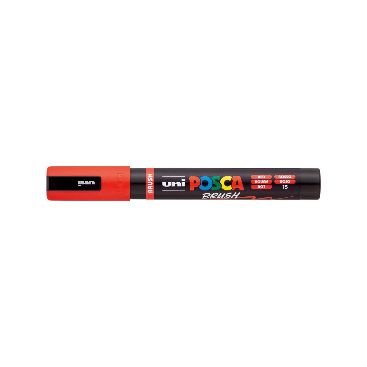 POSCA PC-5BR Paint Marker Medium Brush Tip Red