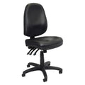 Rapidline PO500 Heavy Duty High Back Commercial Grade Chair Black PU