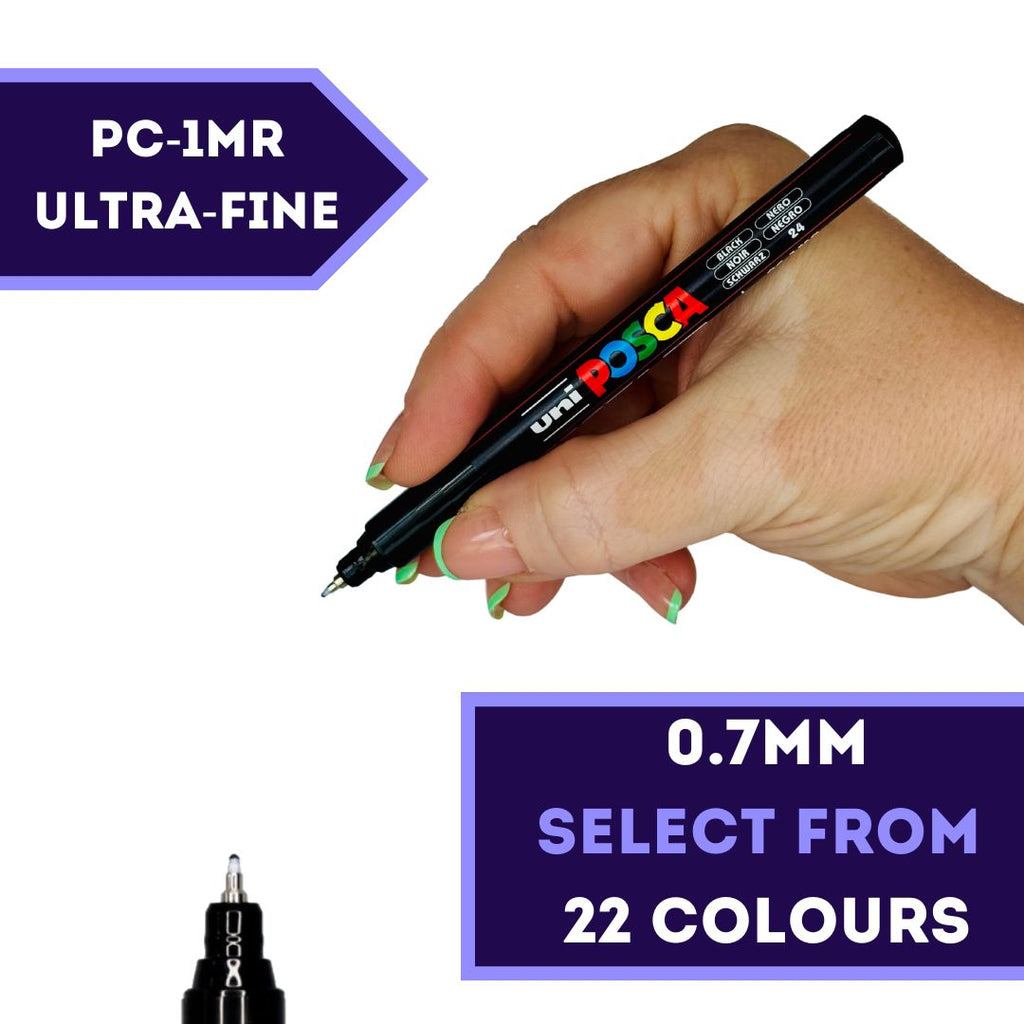 POSCA PC-1MR Paint Marker Ultra Fine Tip Metallic Green