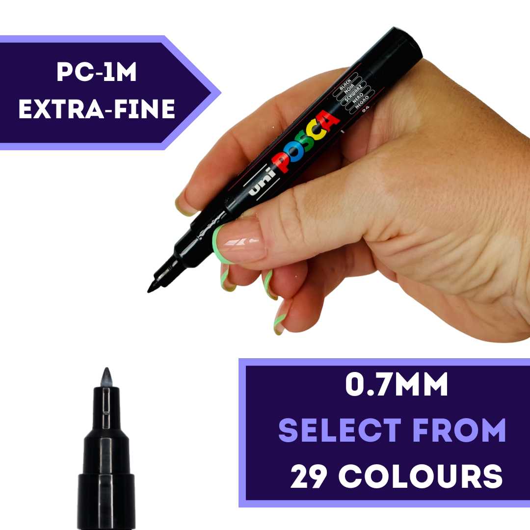 POSCA PC-1M Paint Marker Extra Fine Tip Aqua Green