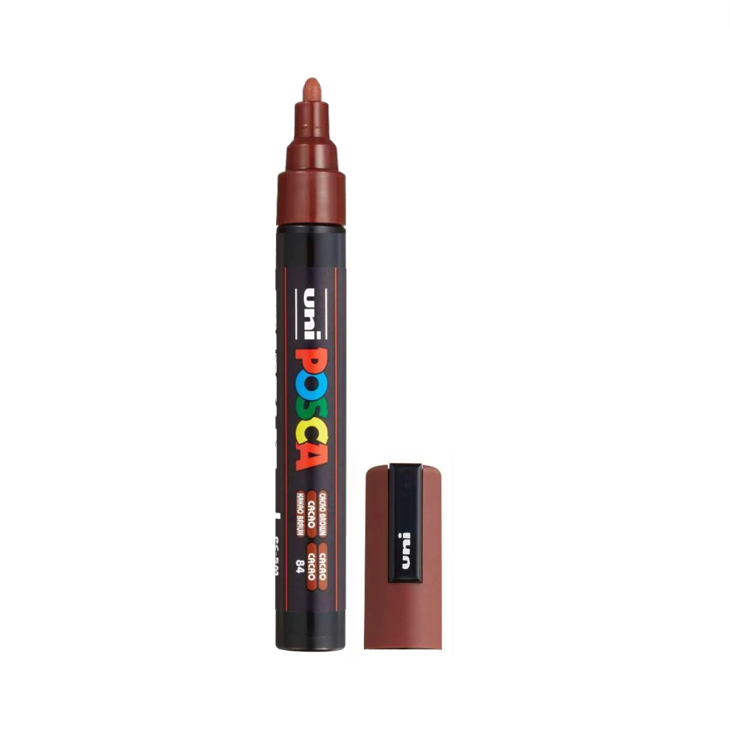 POSCA PC-5M Paint Marker Medium Bullet Tip Cacao Brown