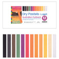 Zart Dry Pastels Australian Outback Colours Pack of 12 Student Quality