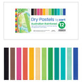 Zart Dry Pastels Australian Rainforest Colours Pack of 12 Student Quality