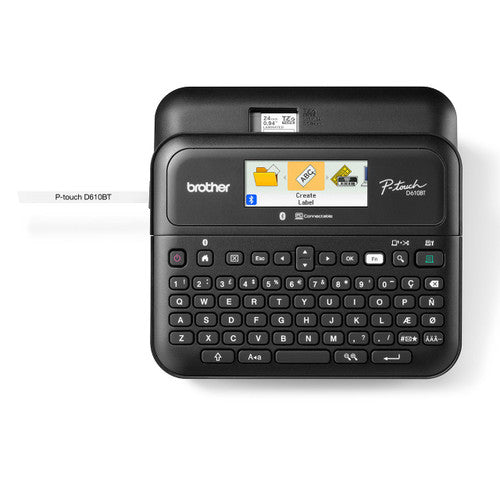 Brother PT-D610BT P-Touch Desktop Label Maker With Colour Display