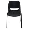 Rapidline P100 Stackable Heavy Duty Visitor Chair Black