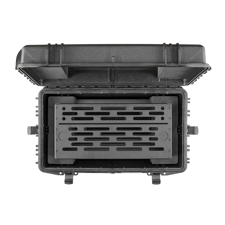 Panaro A-RACK 2U 19 Inch Rack Case in MAX630 Waterproof Case Black