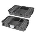 Panaro MAX1090H410GUN-R Waterproof Rifle Case for 14 Rifles with Removable Lid Black