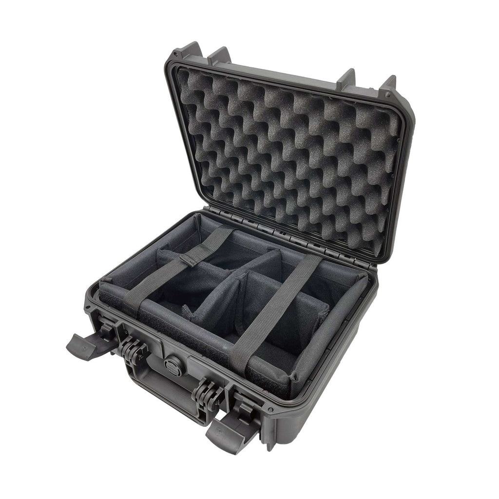 Panaro MAX300CAM Waterproof Case with Padded Dividers Black