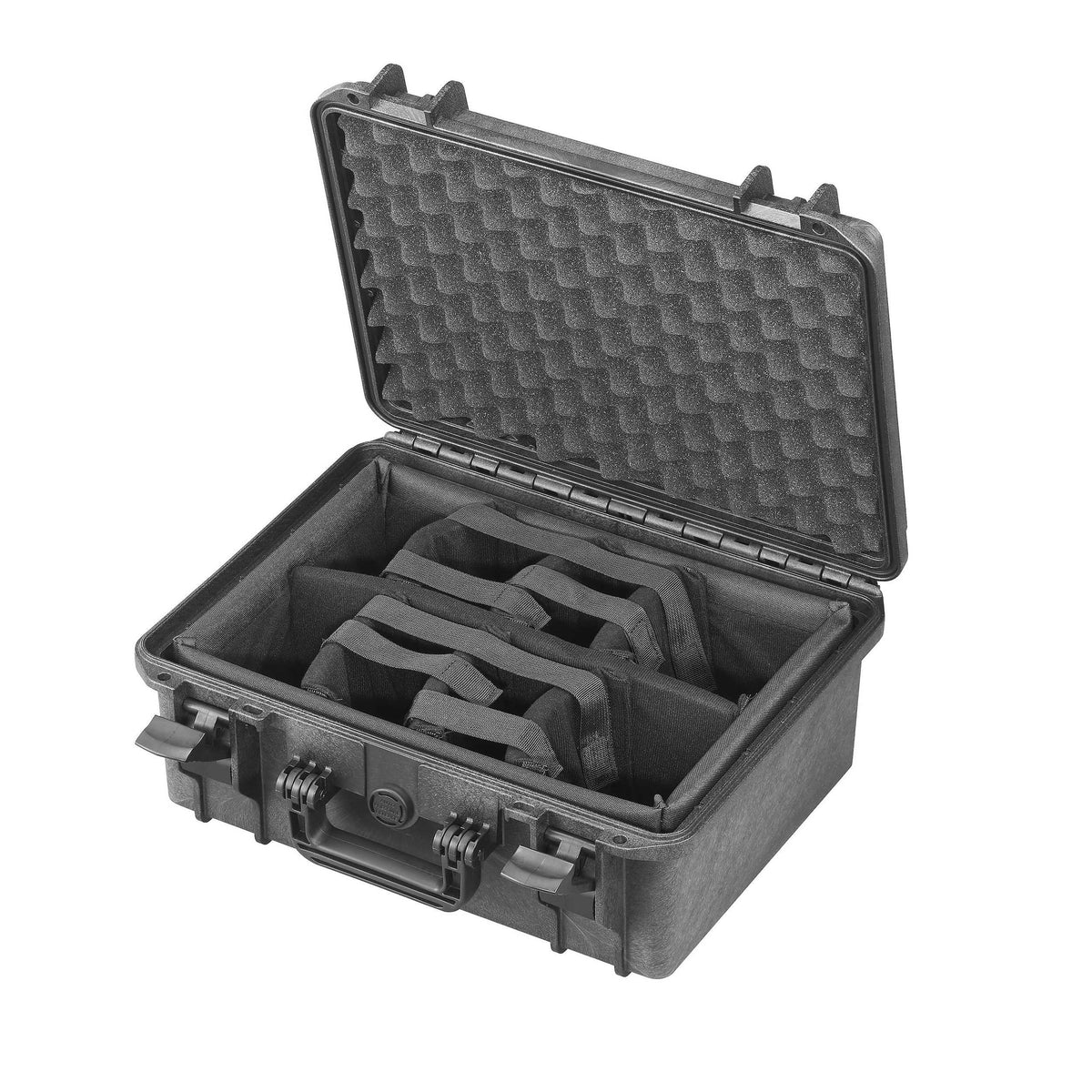 Panaro MAX380H160CAM Waterproof Case with Padded Dividers Black