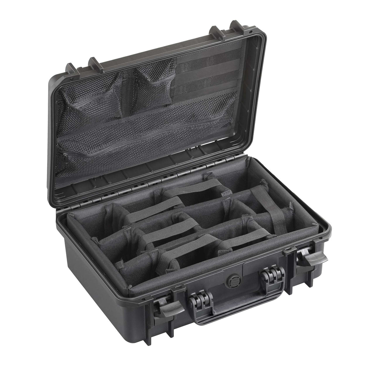 Panaro MAX430CAMORG Waterproof Case with Padded Dividers and Lid Organiser Black