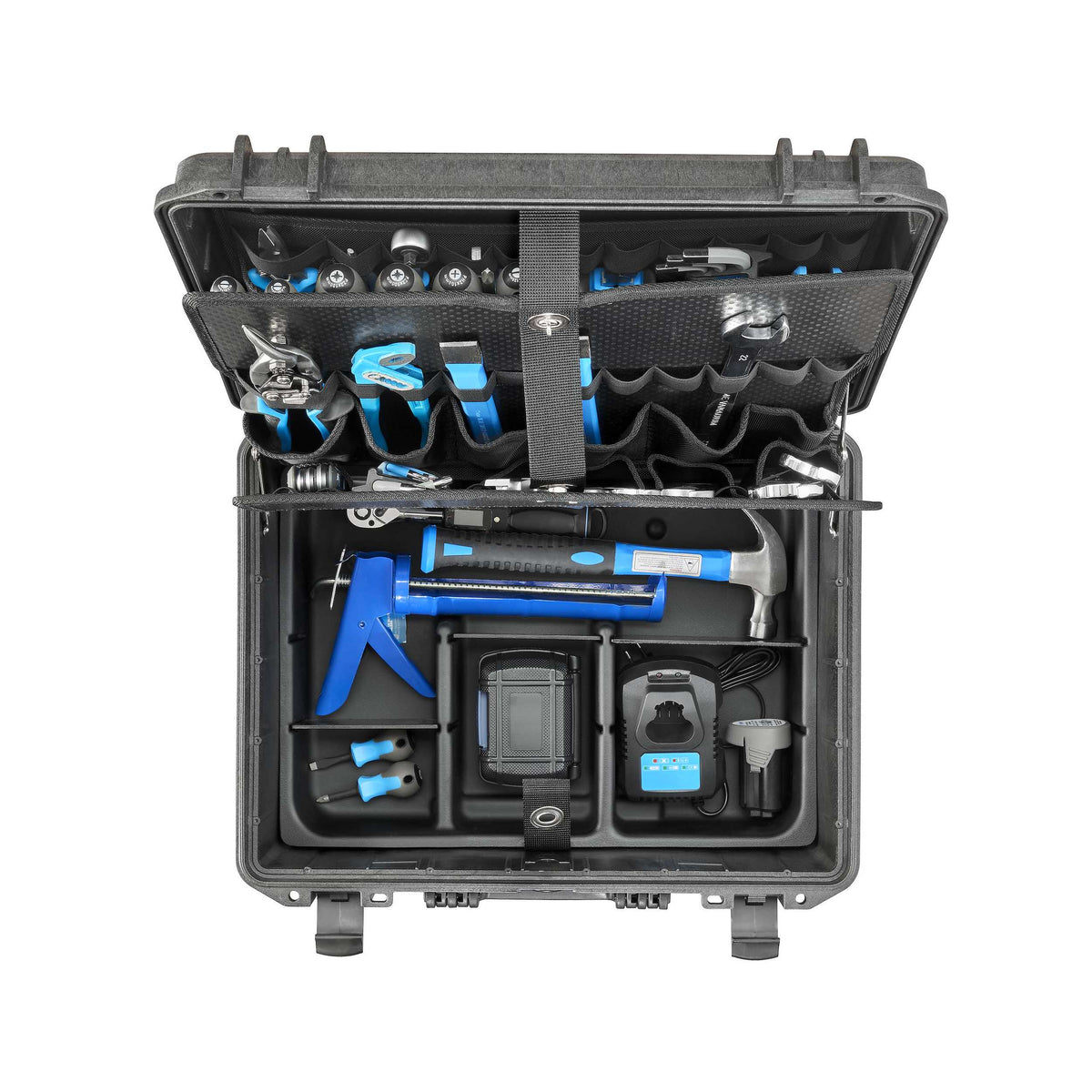 Panaro MAX465H220PATR Waterproof Tool Case with Thermoformed Inlay and Trolley Black