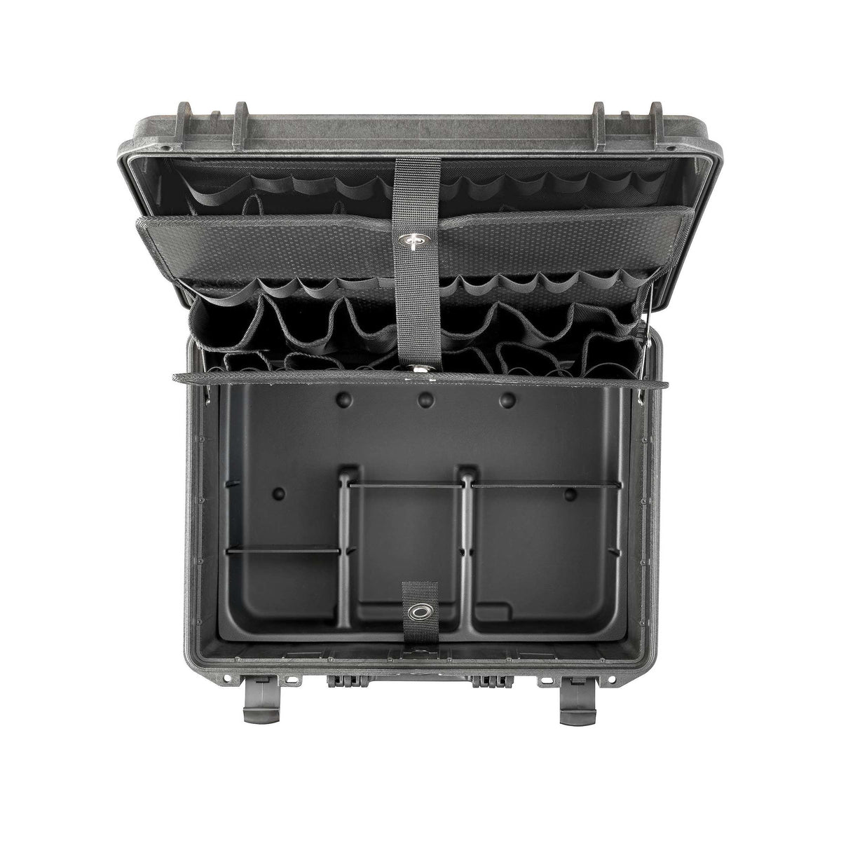 Panaro MAX465H220PATR Waterproof Tool Case with Thermoformed Inlay and Trolley Black