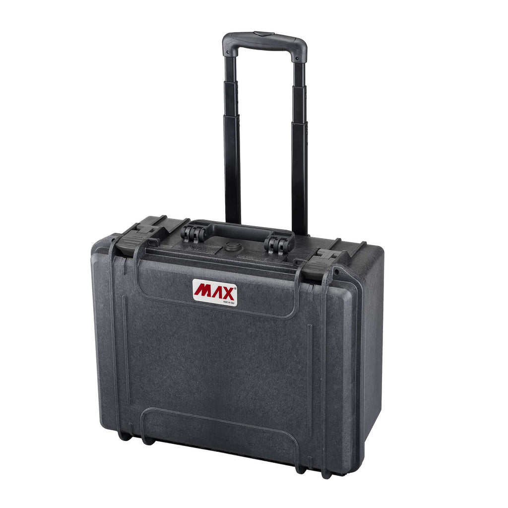Panaro MAX465H220ZPUTR Waterproof Tool Case with Steel Tote and Trolley Black